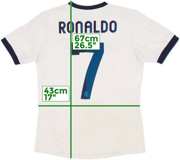 2012-13 Real Madrid Home Shirt Ronaldo #7 - 4/10 - (L.Boys)