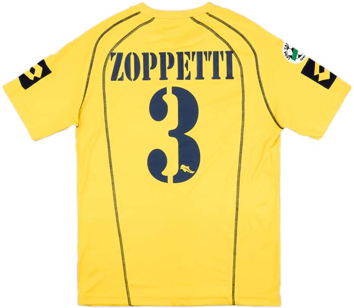 2005-06 Pescara Match Issue Third Shirt Zoppetti #3