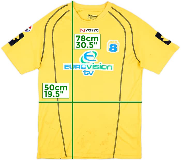 2005-06 Pescara Match Issue Third Shirt Zoppetti #3