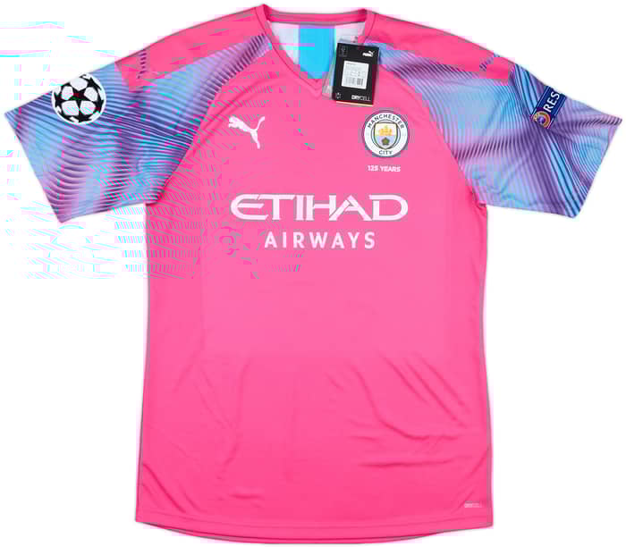 2019-20 Manchester City Match Issue Champions League GK Shirt Ederson M. #31