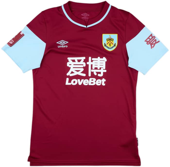 2020-21 Burnley Match Issue FA Cup Home Shirt Cork #4