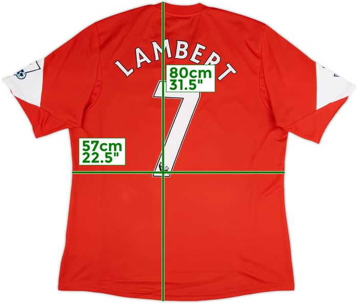2013-14 Southampton Home Shirt Lambert #7 - 5/10 - (XL)