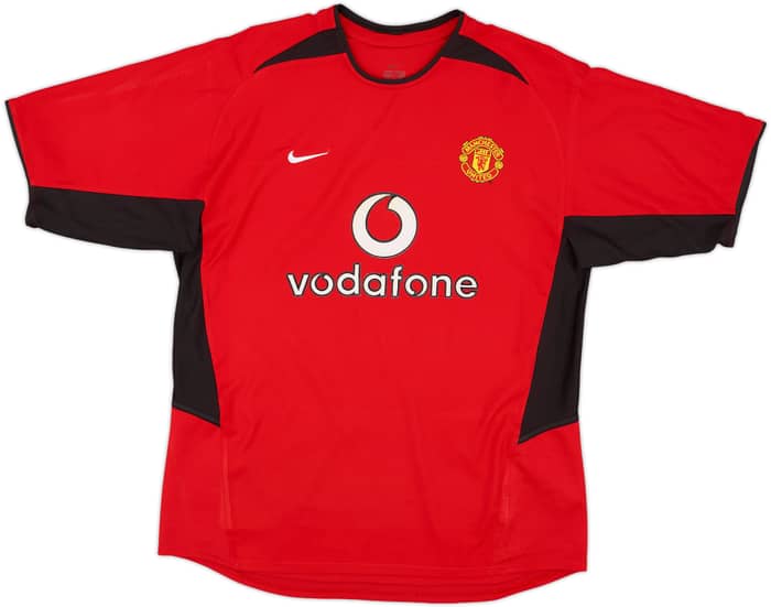2002-04 Manchester United Home Shirt Beckham #7 - 5/10 - (L)