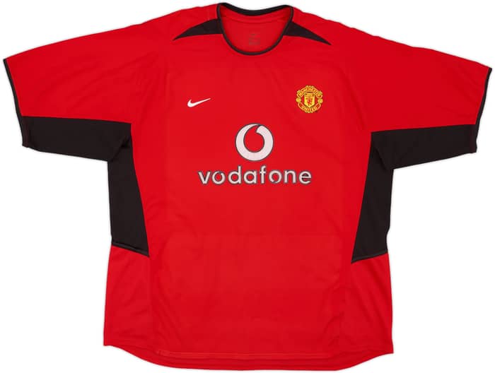 2002-04 Manchester United Home Shirt Beckham #7 - 6/10 - (XXL)