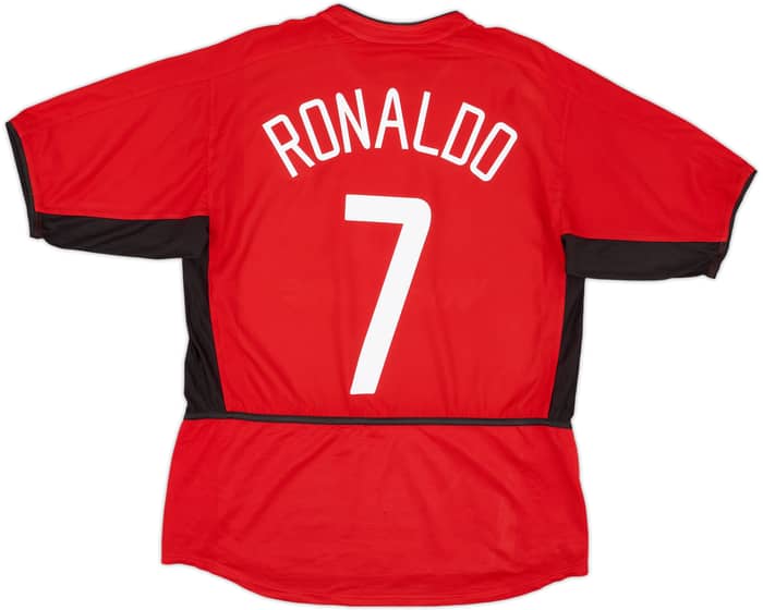2002-04 Manchester United Home Shirt Ronaldo #7 - 4/10 - (M)