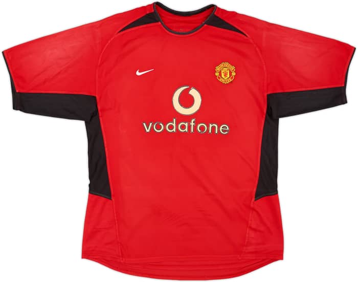2002-04 Manchester United Home Shirt Beckham #7 - 4/10 - (L)