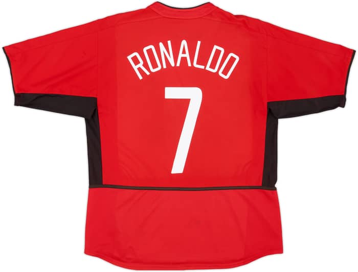 2002-04 Manchester United Home Shirt Ronaldo #7 - 5/10 - (L)