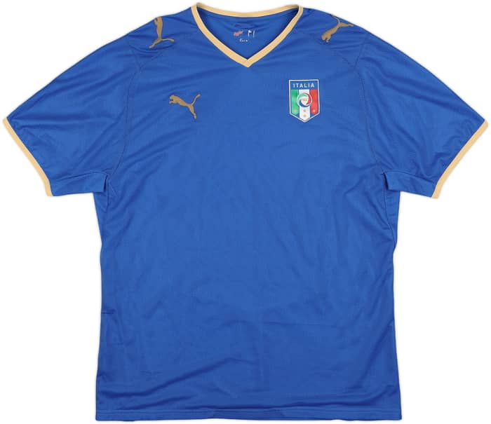 2007-08 Italy Home Shirt - 8/10 - (L)