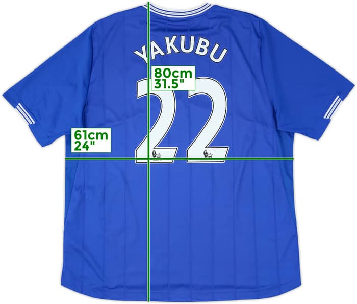 2009-10 Everton Home Shirt Yakubu #22 - 8/10 - (XL)