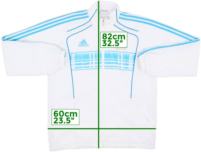 2010-11 Marseille adidas Track Jacket - 8/10 - (L)