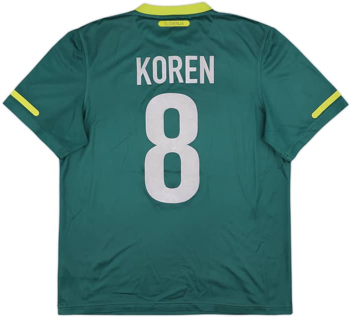 2010-11 Slovenia Away Shirt Koren #8 - 6/10 - (S)