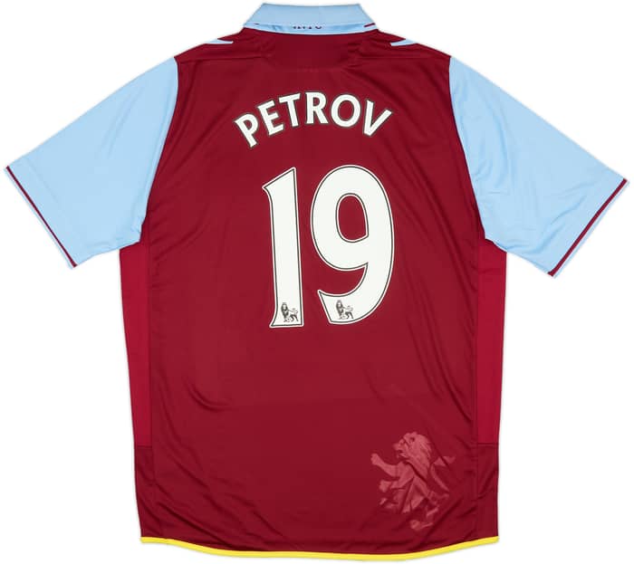2012-13 Aston Villa Home Shirt Petrov #19 (M)