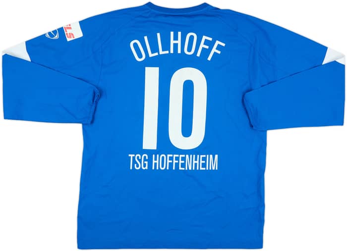 2004-05 TSG Hoffenheim Player Issue Home L/S Shirt Ollhoff #10 - 6/10 - (L)