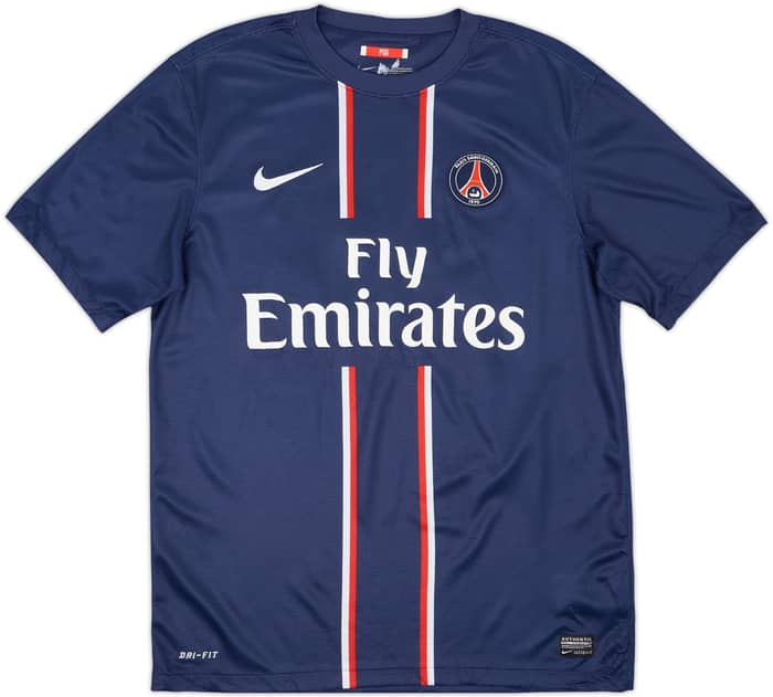 2012-13 Paris Saint-Germain Home Shirt Beckham #32 - 8/10 - (M)