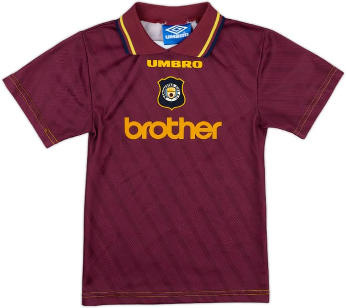 1996-97 Manchester City Away Shirt - 8/10 - (5-6 Years)