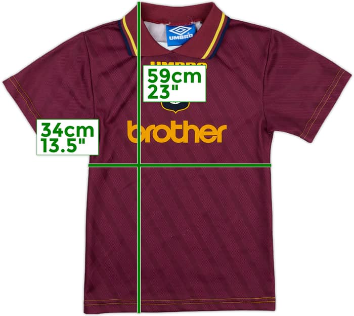 1996-97 Manchester City Away Shirt - 8/10 - (5-6 Years)
