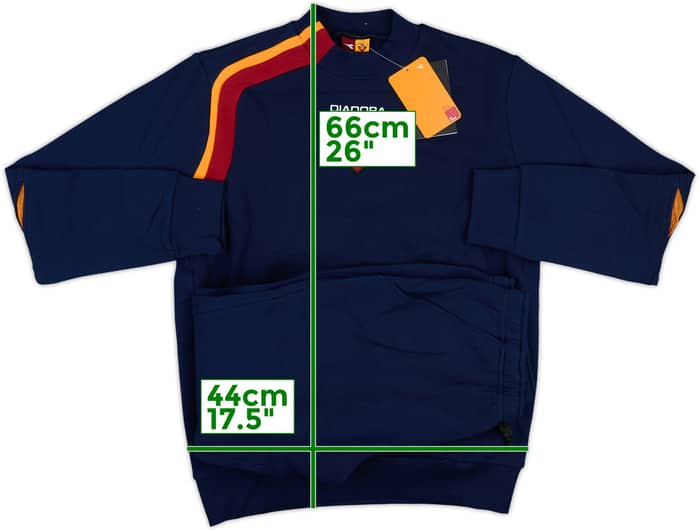 2005-06 Roma Diadora Tracksuit (M)