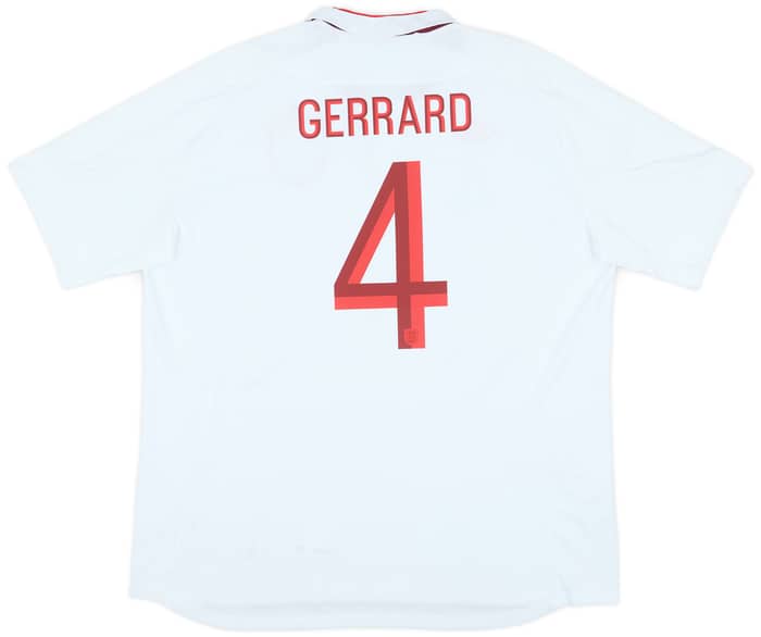 2012-13 England Home Shirt Gerrard #4 (XXL)
