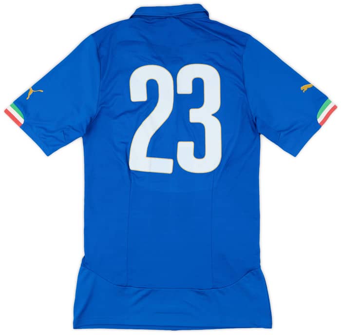 2014-15 Italy Player Issue Home Shirt #23 - 9/10 - (XL)