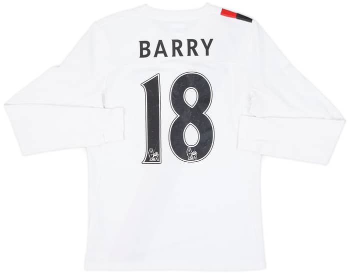 2009-11 Manchester City Third L/S Shirt Barry #18 - 6/10 - (S)