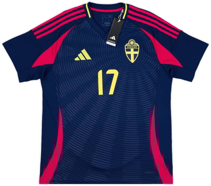 2024-25 Sweden Away Shirt Gyokeres #17