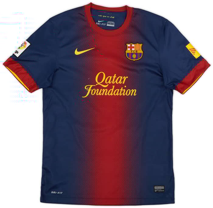 2012-13 Barcelona Home Shirt Messi #10 - 8/10 - (S)