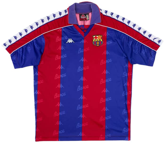 1992-95 Barcelona Home Shirt - 8/10 - (L)