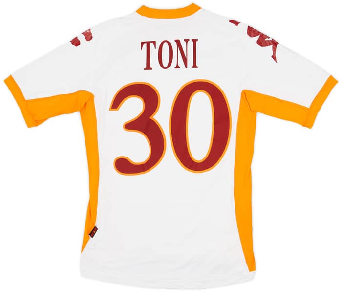 2010-11 Roma Away Shirt Toni #30 - 6/10 - (M)