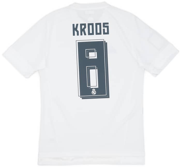 2015-16 Real Madrid Home Shirt Kroos #8 - 6/10 - (S)
