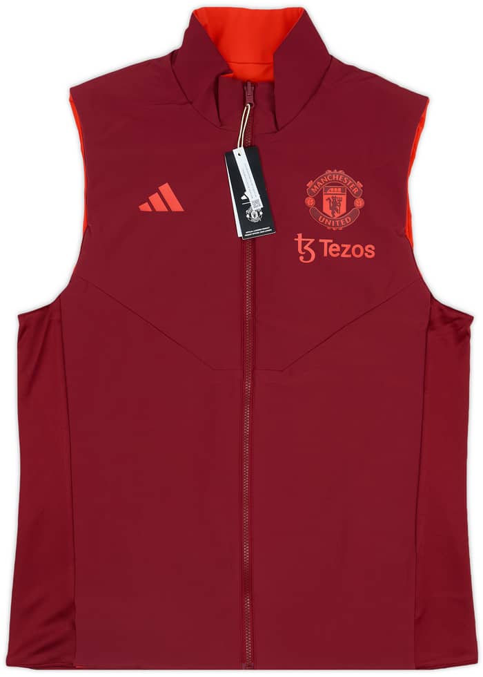 2023-24 Manchester United adidas Reversible Winter Vest (S)