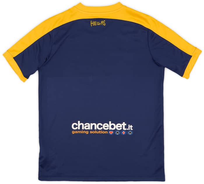 2017-18 Hellas Verona Home Shirt - 8/10 - (L.Boys)