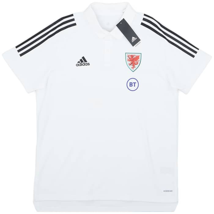 2020-21 Wales adidas Polo T-Shirt - 5/10 - (L)