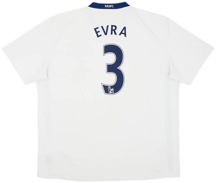 2008-10 Manchester United Away Shirt Evra #3 - 6/10 - (XXL)