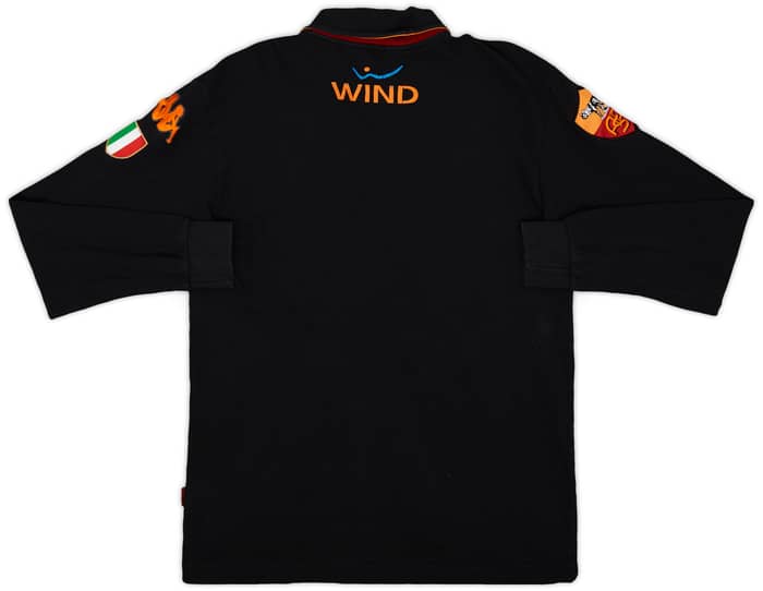 2010-11 Roma Kappa Polo L/S Shirt - 6/10 - (L)