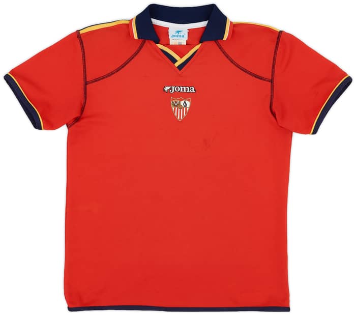 2001-02 Sevilla Away Shirt - 8/10 - (L.Boys)
