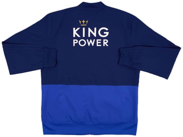 2018-19 Leicester City Staff Issue adidas Track Jacket NJ - 8/10 - (L)
