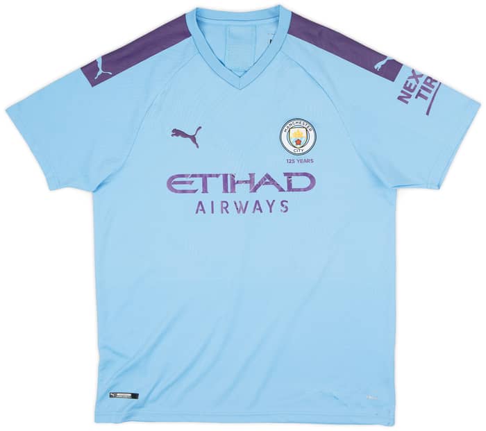 2019-20 Manchester City Home Shirt Bernardo #20 - 5/10 - (XL)