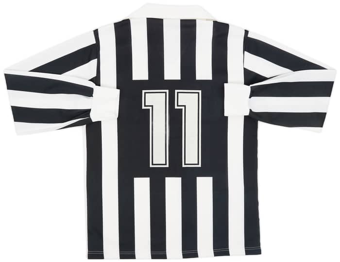 1991-92 Juventus Basic Home L/S Shirt #11 - 8/10 - (M)