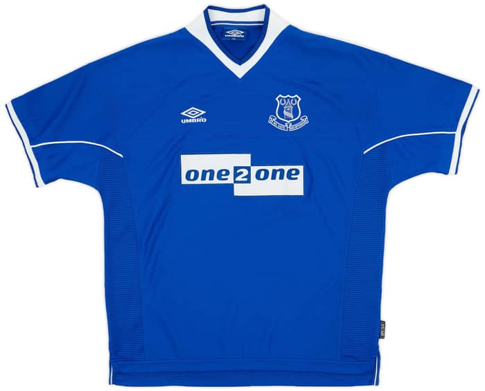 1999-00 Everton Home Shirt Moore #23 - 9/10 - (XXL)