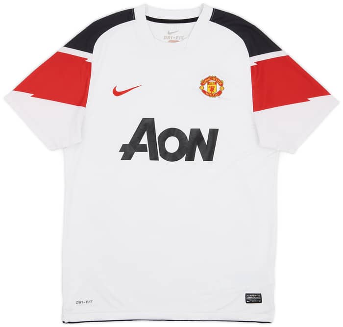 2010-12 Manchester United Away Shirt Evra #3 - 6/10 - (M)