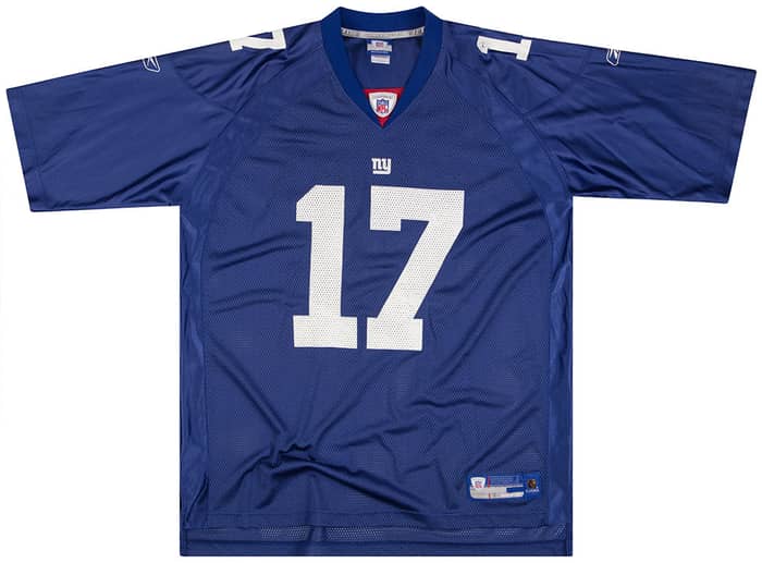 2005-06 New York Giants Burress #17 Reebok On Field Jersey (Home) XXL
