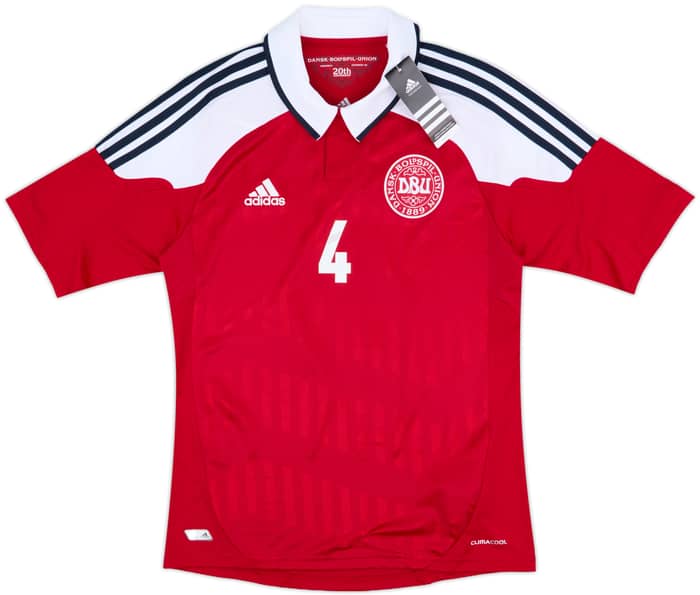 2012-13 Denmark Home Shirt Agger #4 (S)