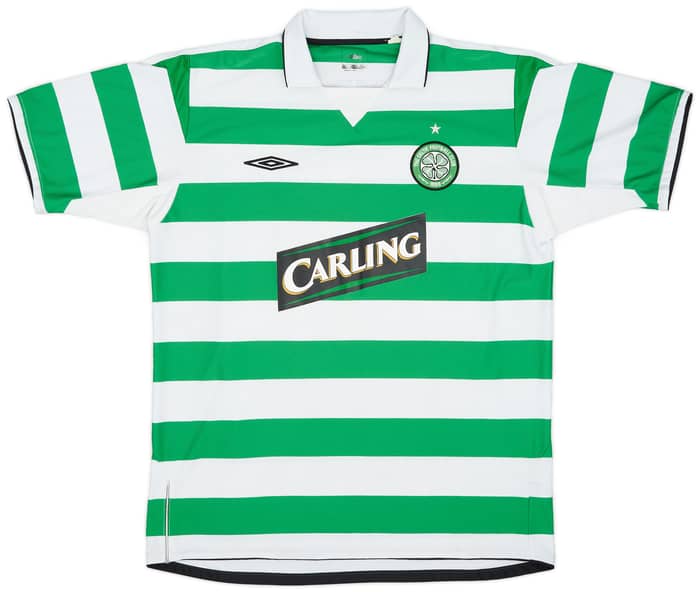 2004-05 Celtic Home Shirt Lambert #14 - 9/10 - (XL)