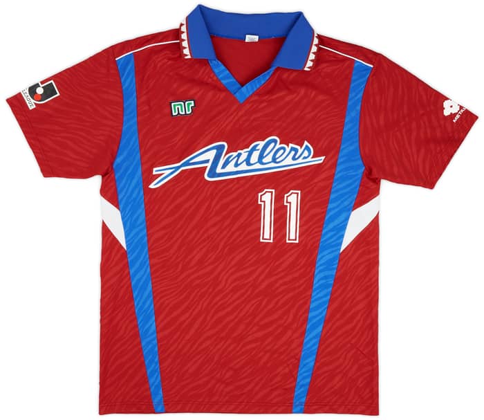 1992 Kashima Antlers Home Shirt #11 - 9/10 - (L)