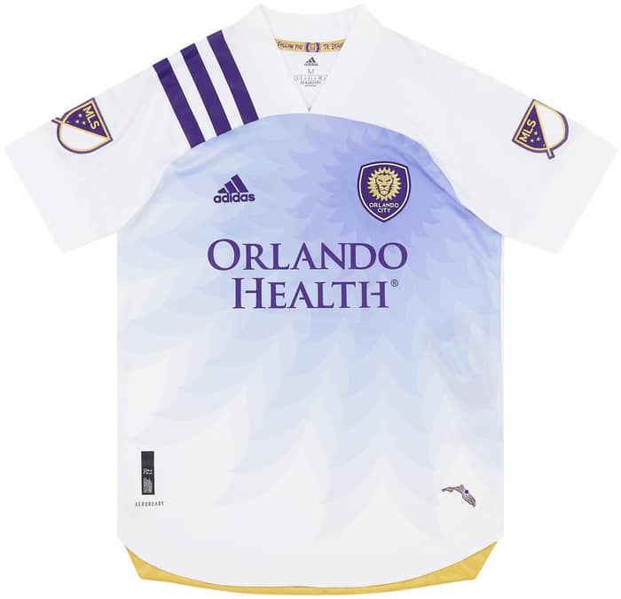 2021 Orlando City Match Worn Away Shirt Perea #21 (v Inter Miami)