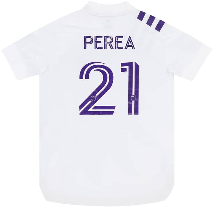 2021 Orlando City Match Worn Away Shirt Perea #21 (v Inter Miami)