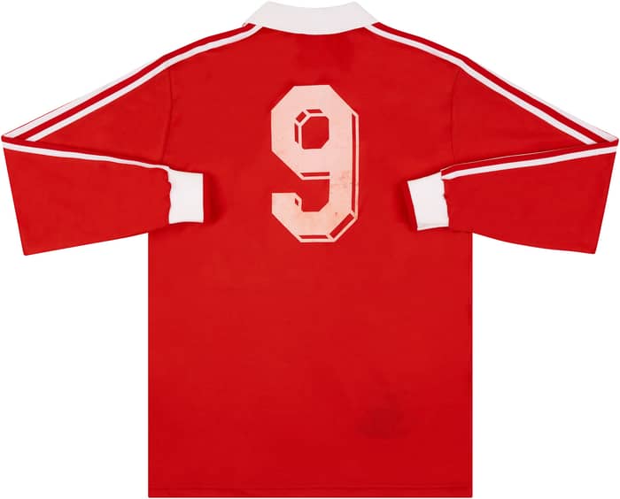 1991 Turkey U-21 Match Worn Away L/S Shirt #9 (Saglam) v England