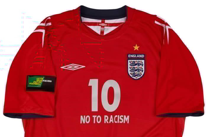 2005 England Match Issue 'Stand Up, Speak Up' Away Shirt Owen #10 (v Netherlands)