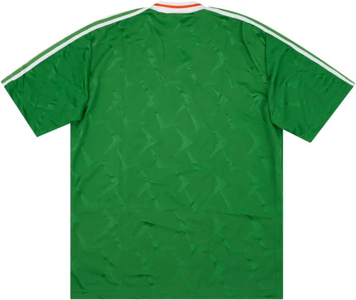 1991 Ireland Player Issue Packie Bonner Testimonial Home Shirt