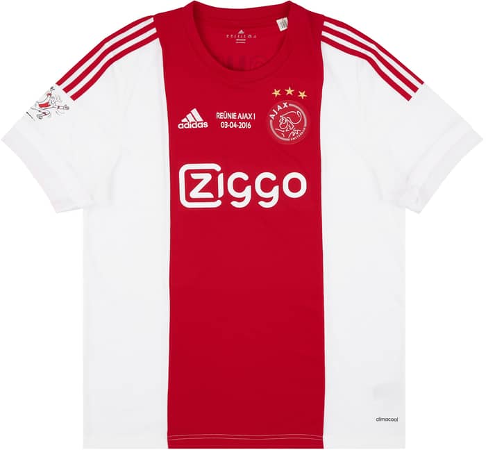 2015-16 Ajax Player Issue 'Reunie' Home Shirt Ooijer 2010 - 10/10 - XL